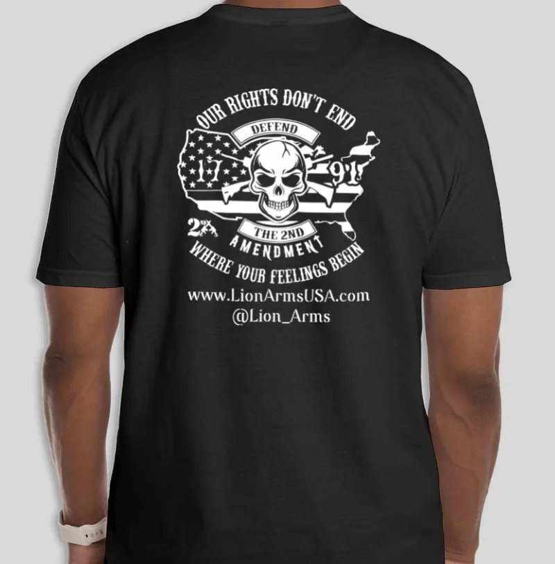 “Our Rights Don’t End” 2A Tee
